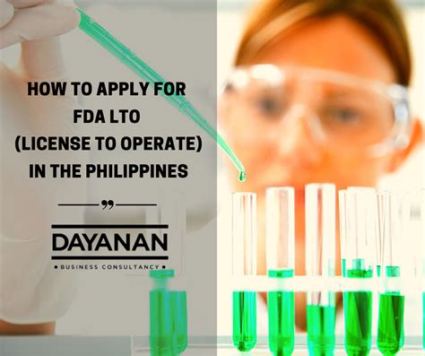 fda registration philippines|How to Apply for FDA LTO (License to Operate) in the .